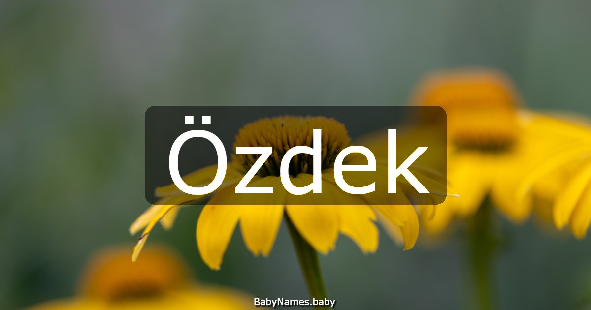 Özdek