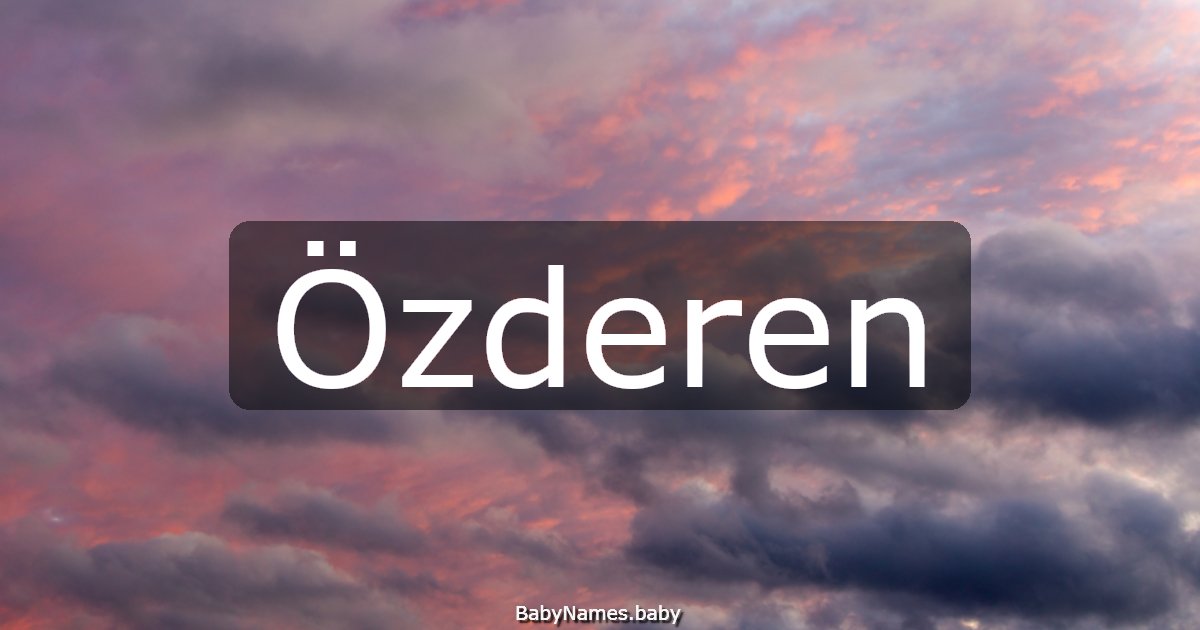 Özderen
