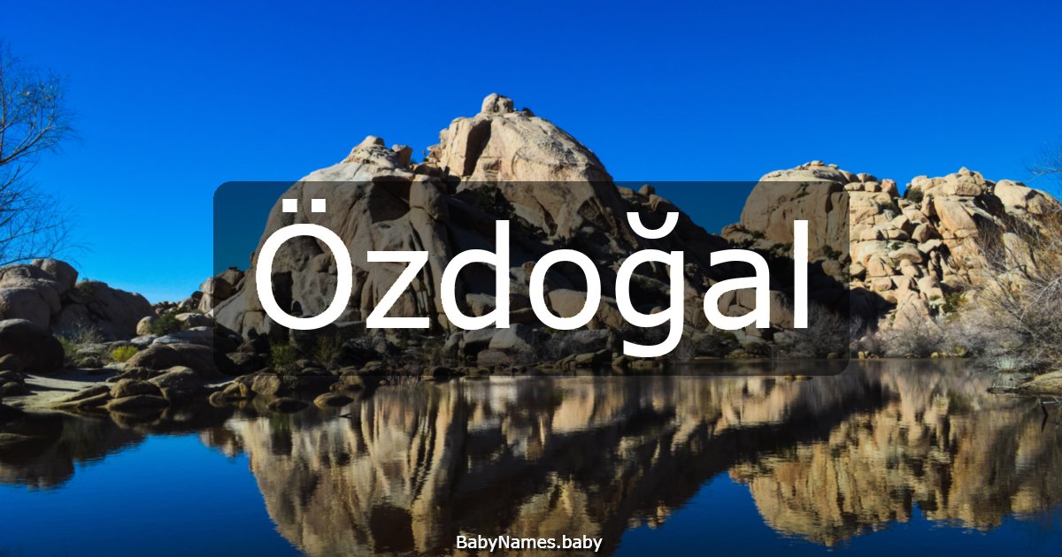 Özdoğal