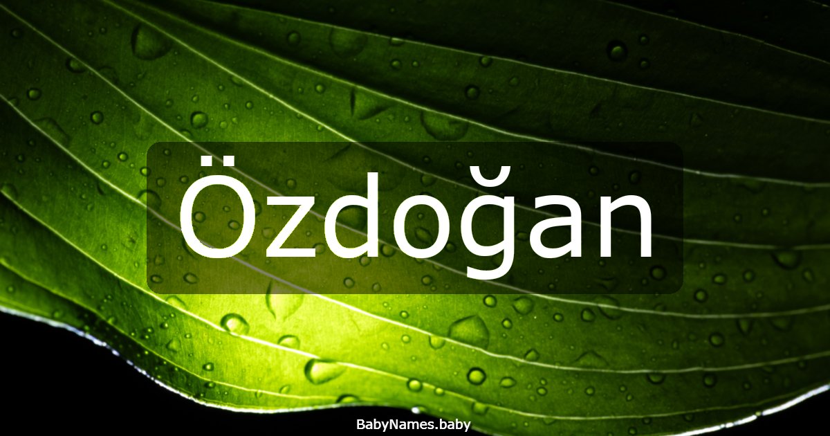 Özdoğan