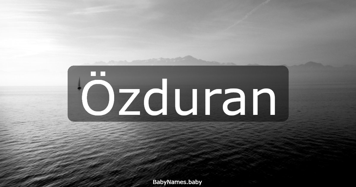 Özduran