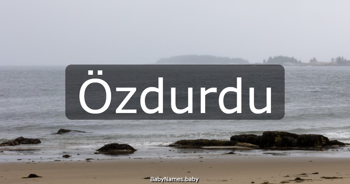 Özdurdu