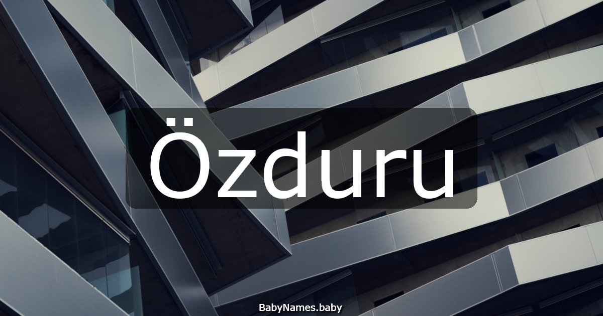 Özduru