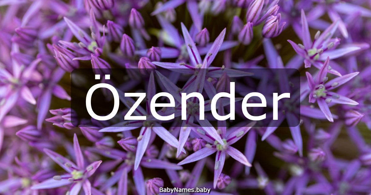 Özender