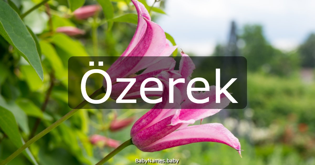 Özerek
