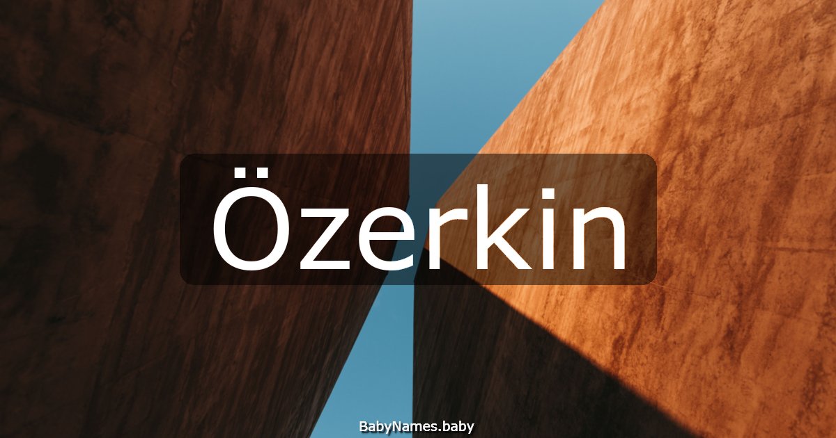 Özerkin