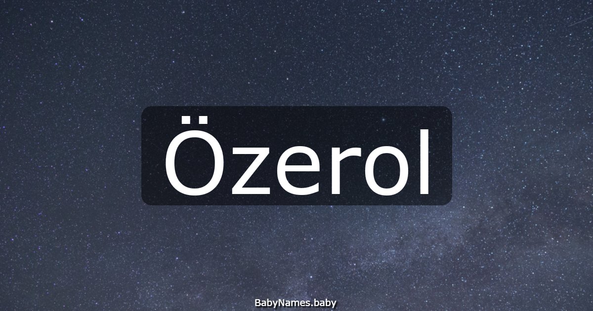 Özerol