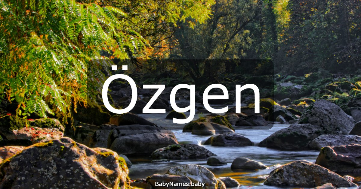 Özgen