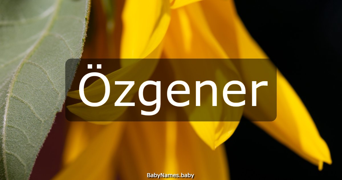 Özgener