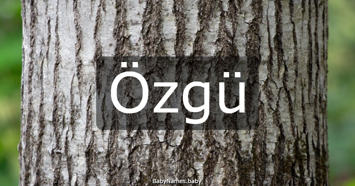 Özgü