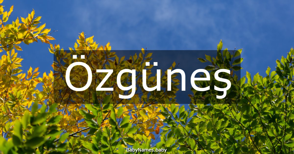 Özgüneş