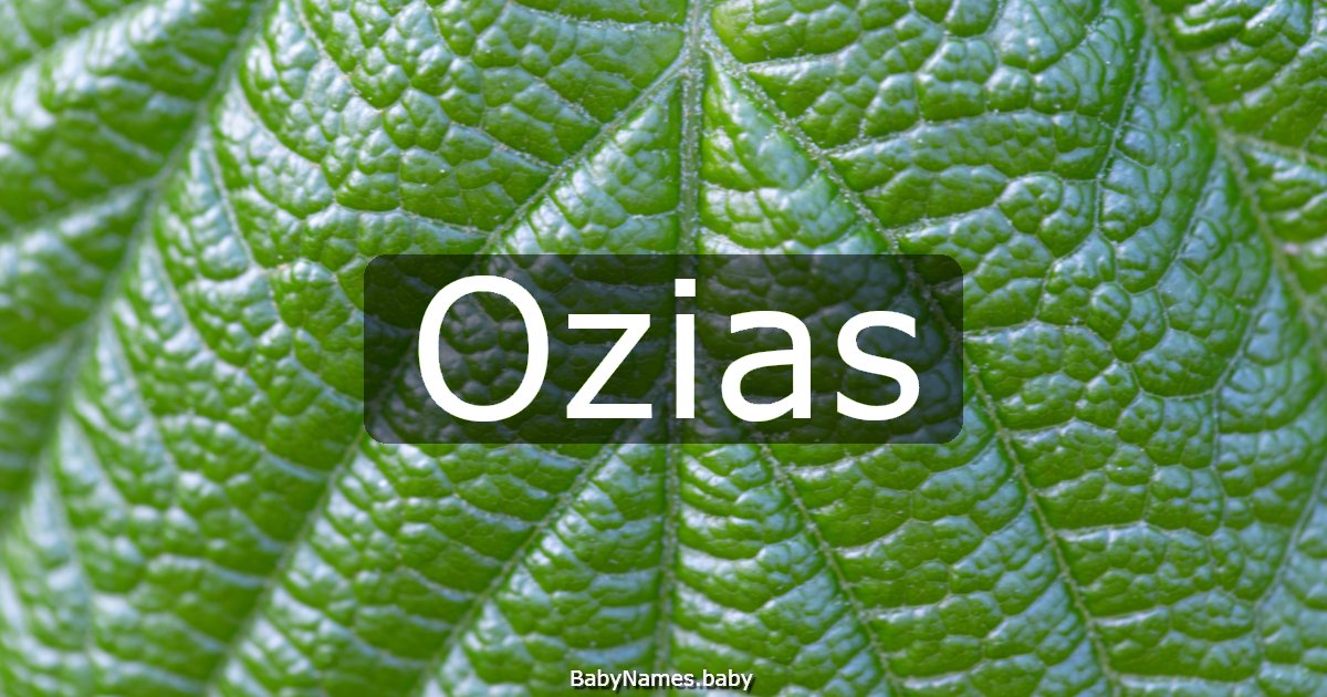 Ozias