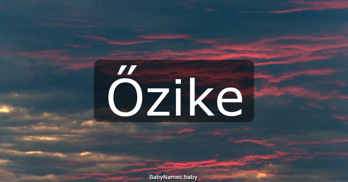 Őzike