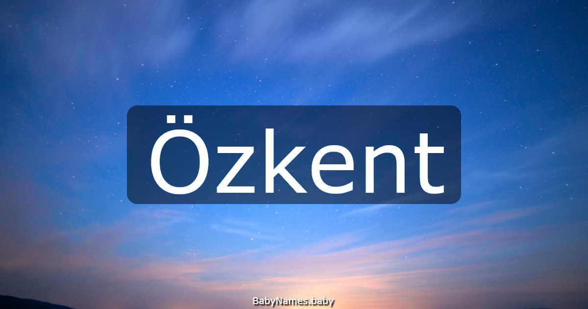 Özkent