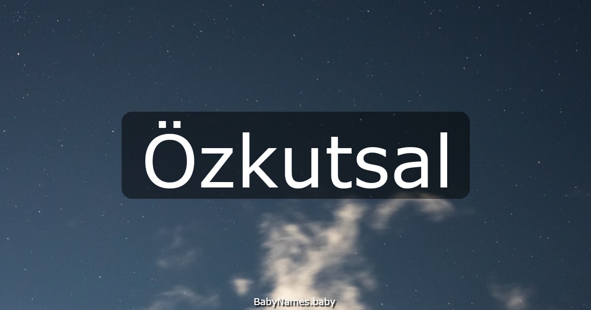 Özkutsal