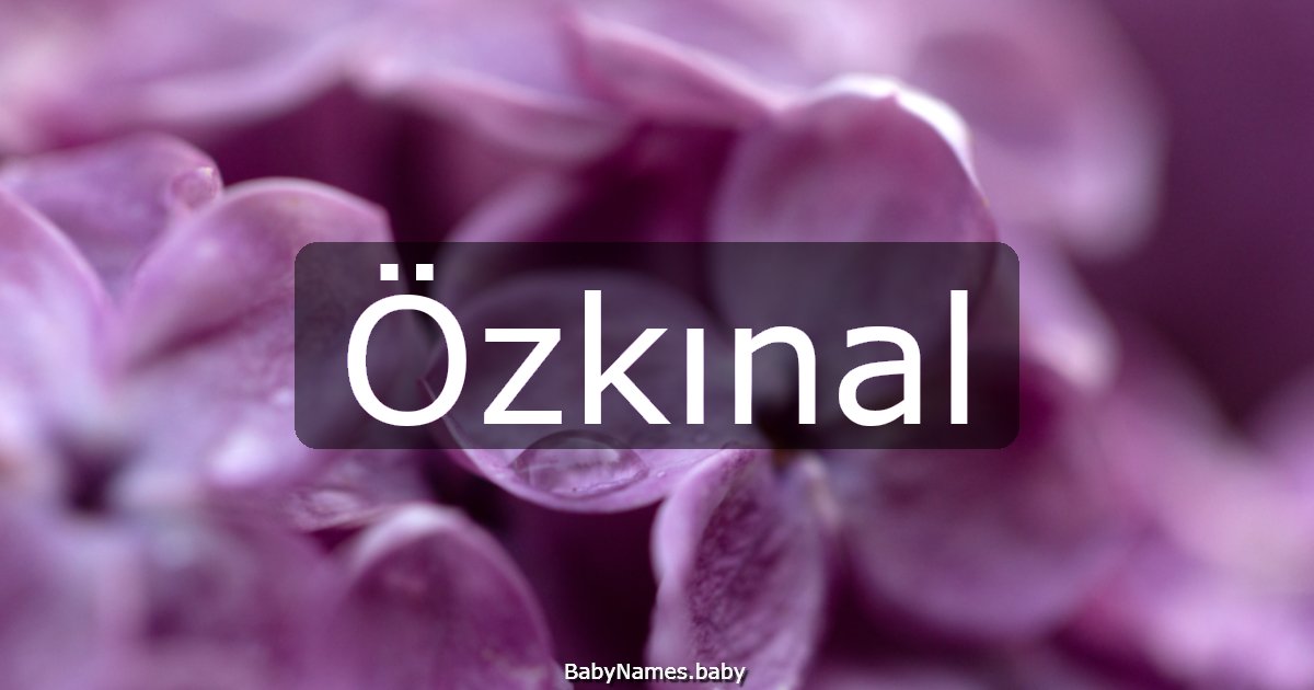 Özkınal