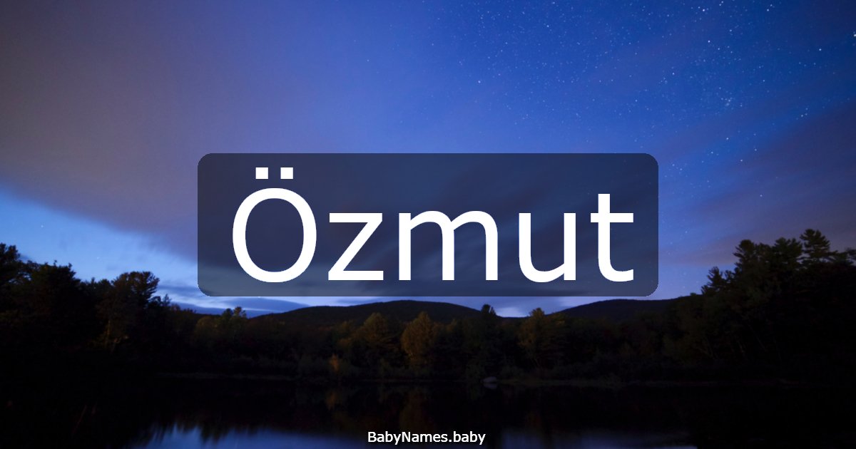 Özmut