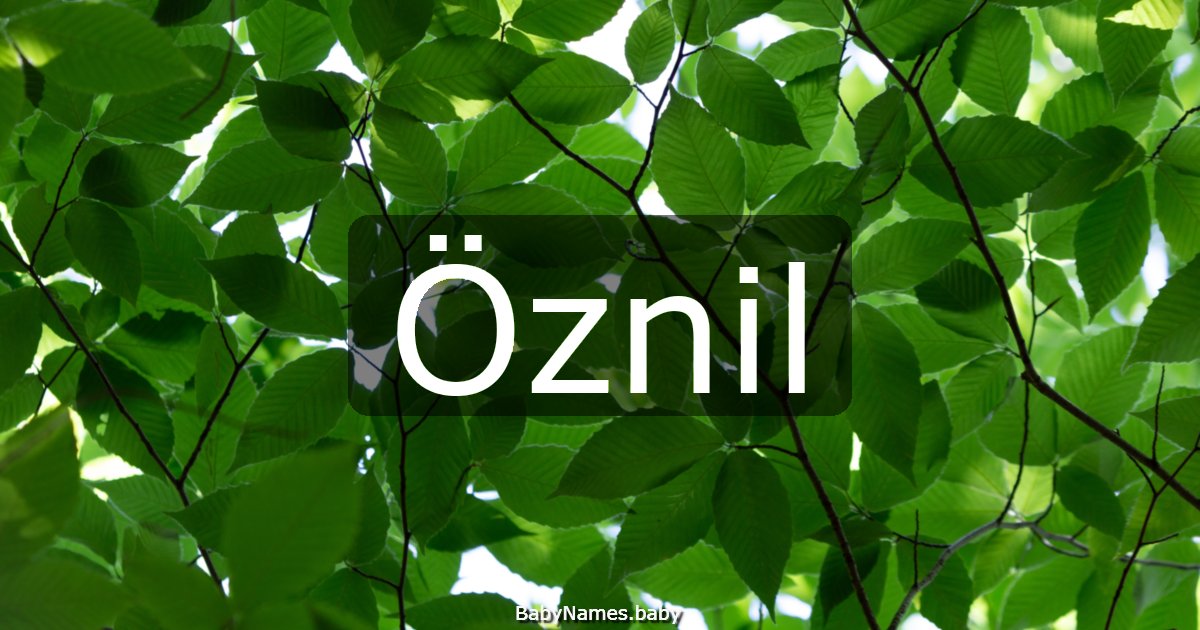 Öznil