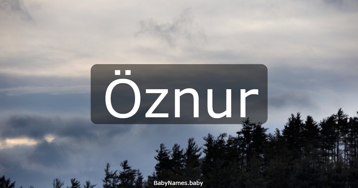Öznur