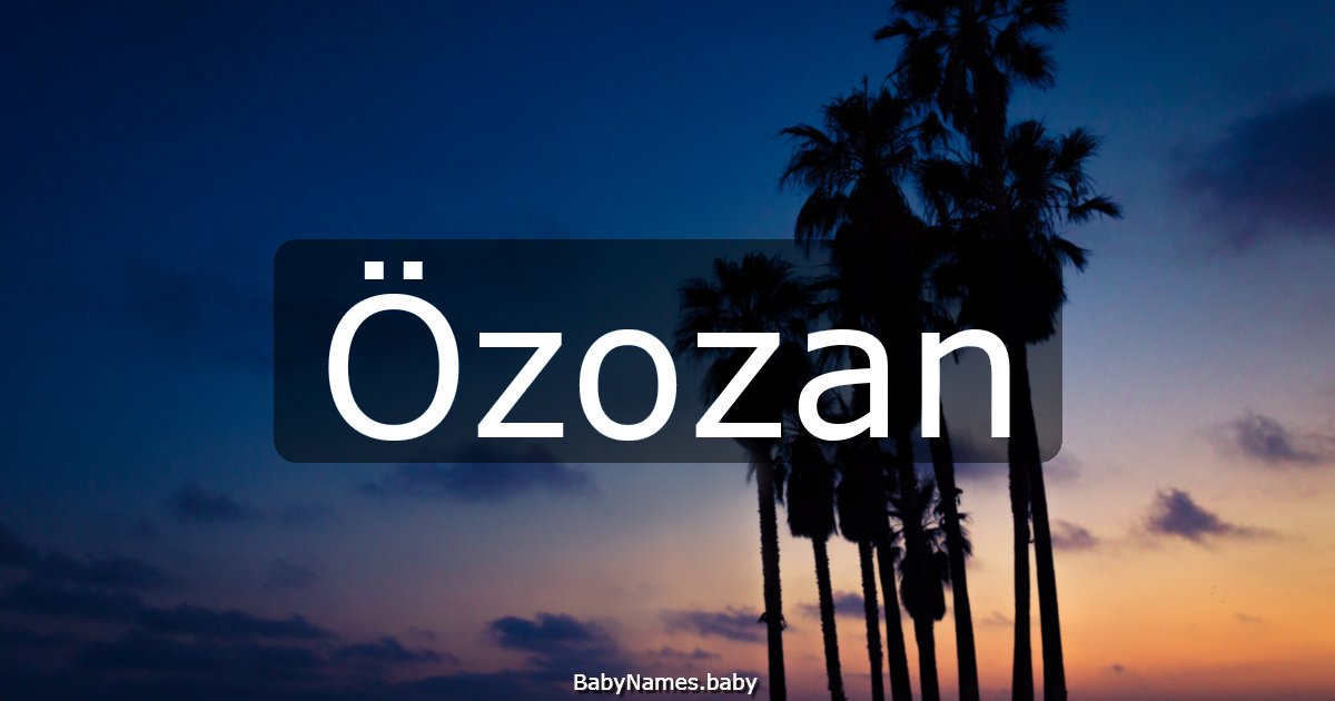 Özozan
