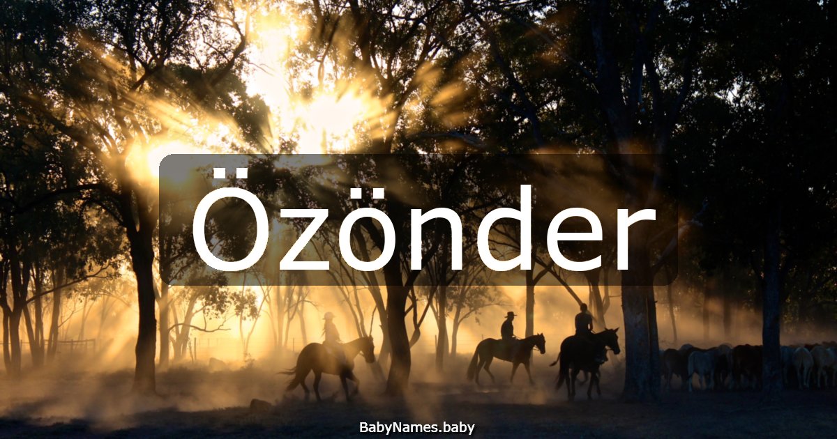 Özönder