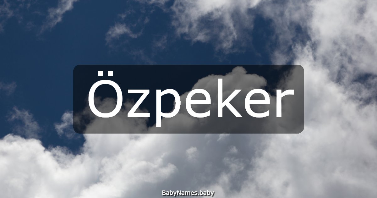 Özpeker