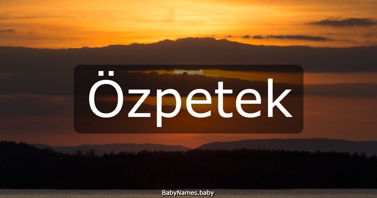 Özpetek