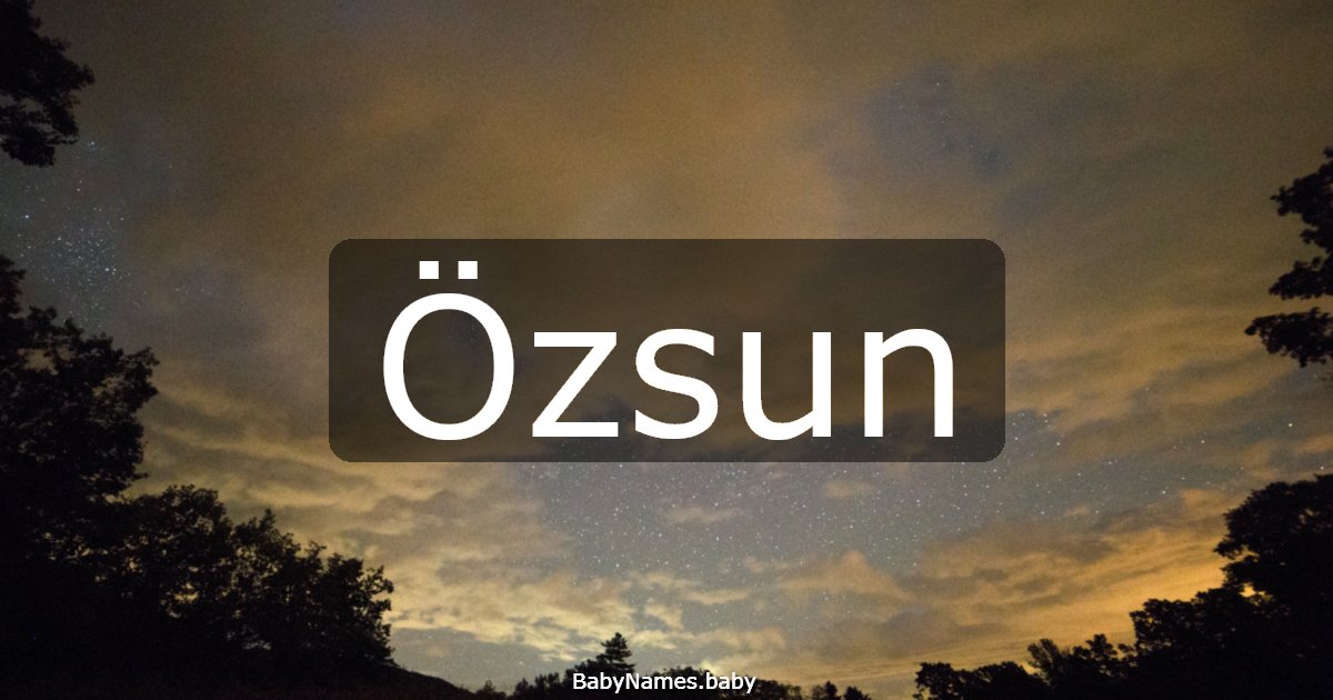 Özsun