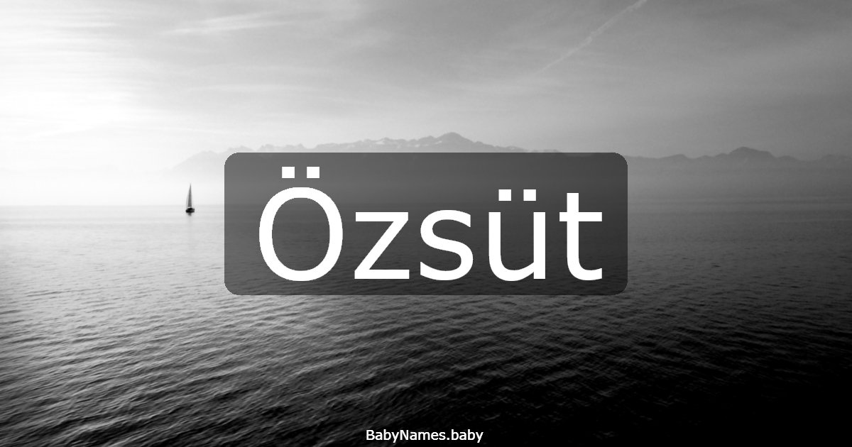 Özsüt