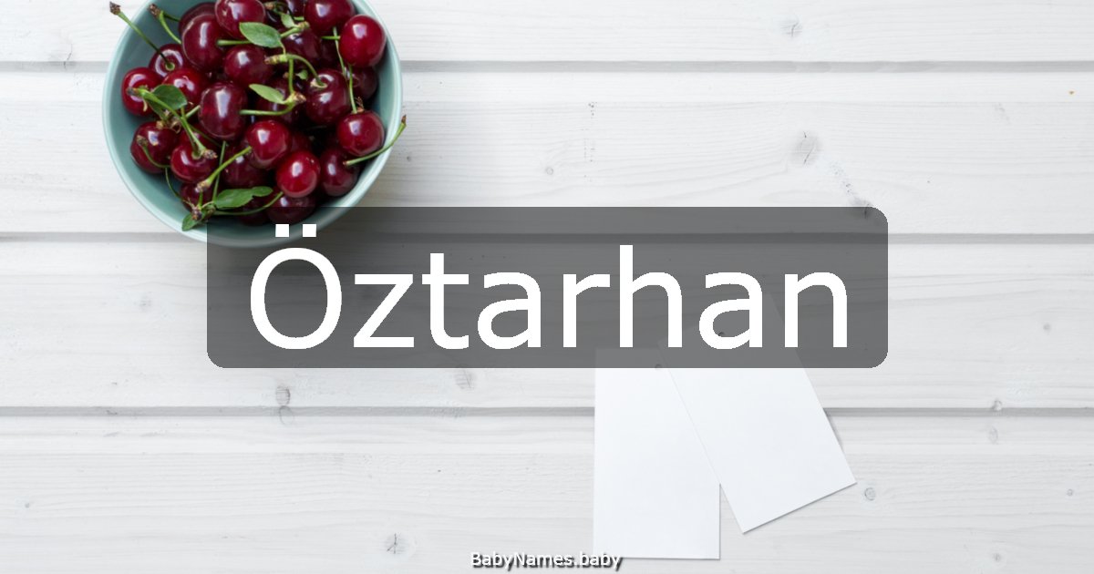 Öztarhan