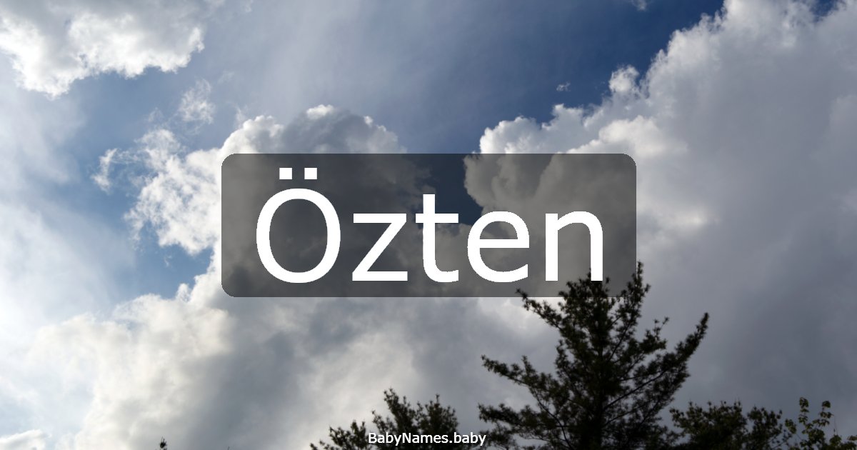 Özten