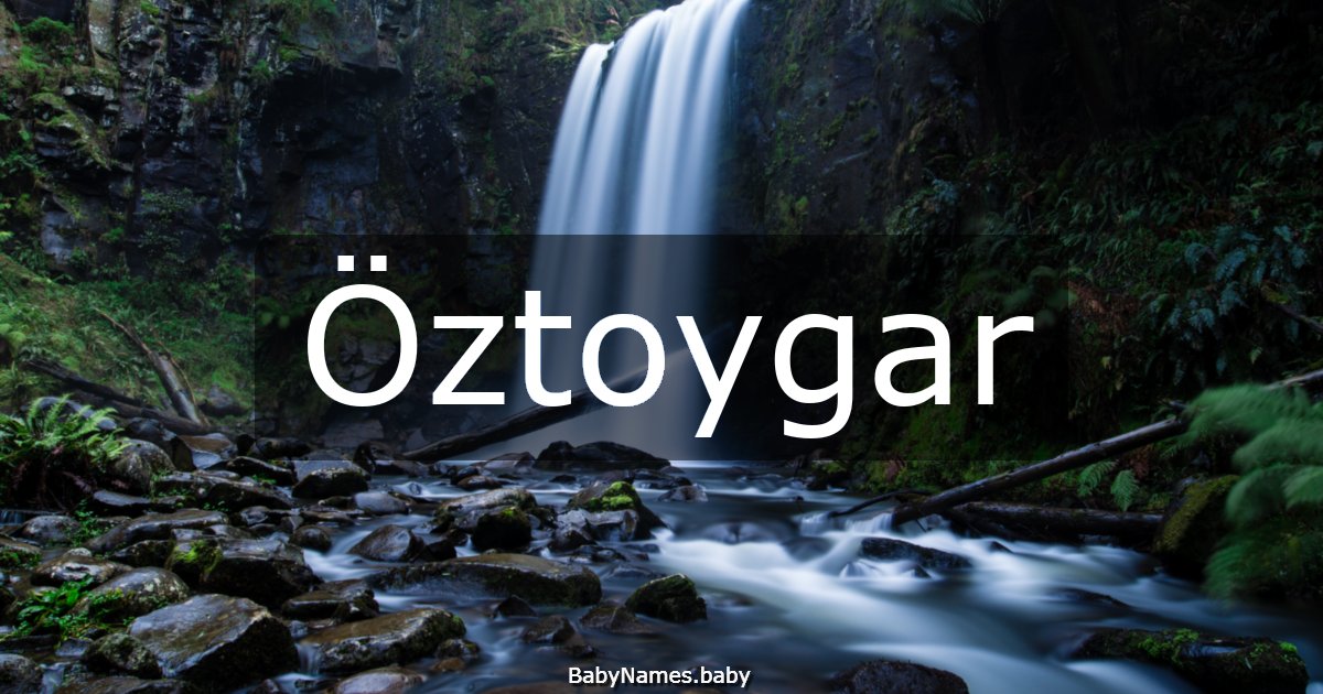 Öztoygar