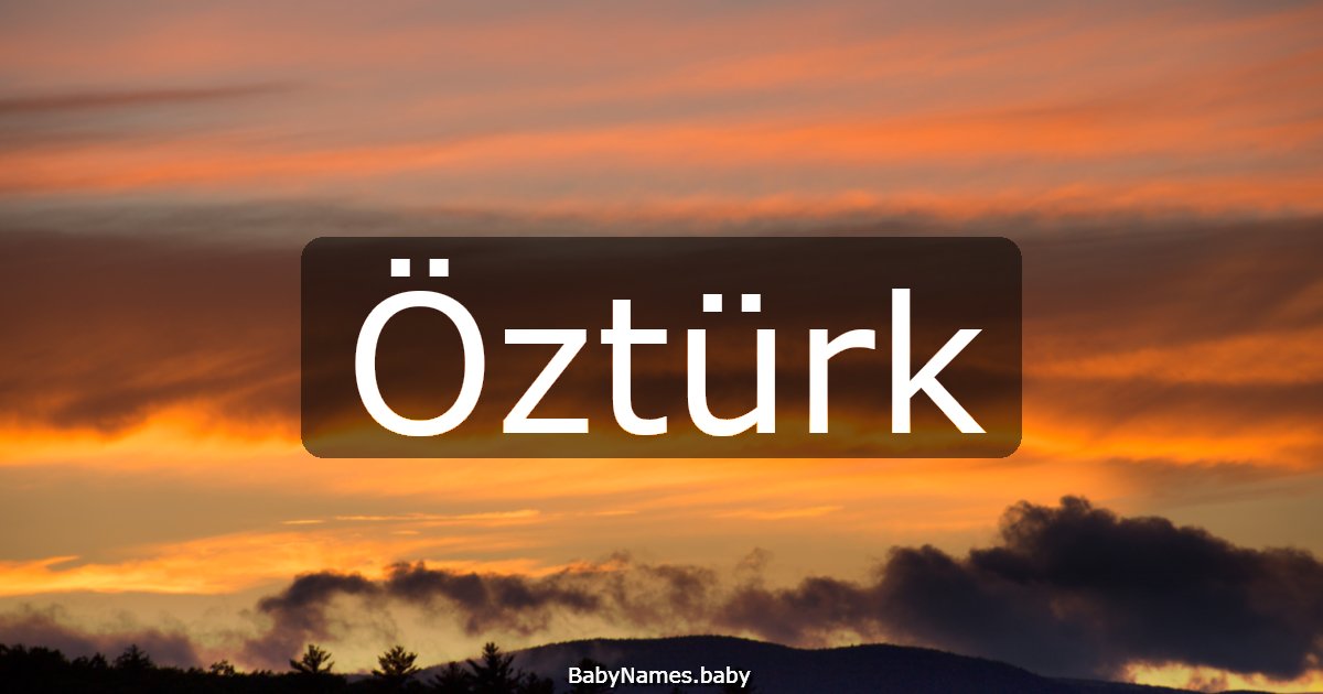 Öztürk