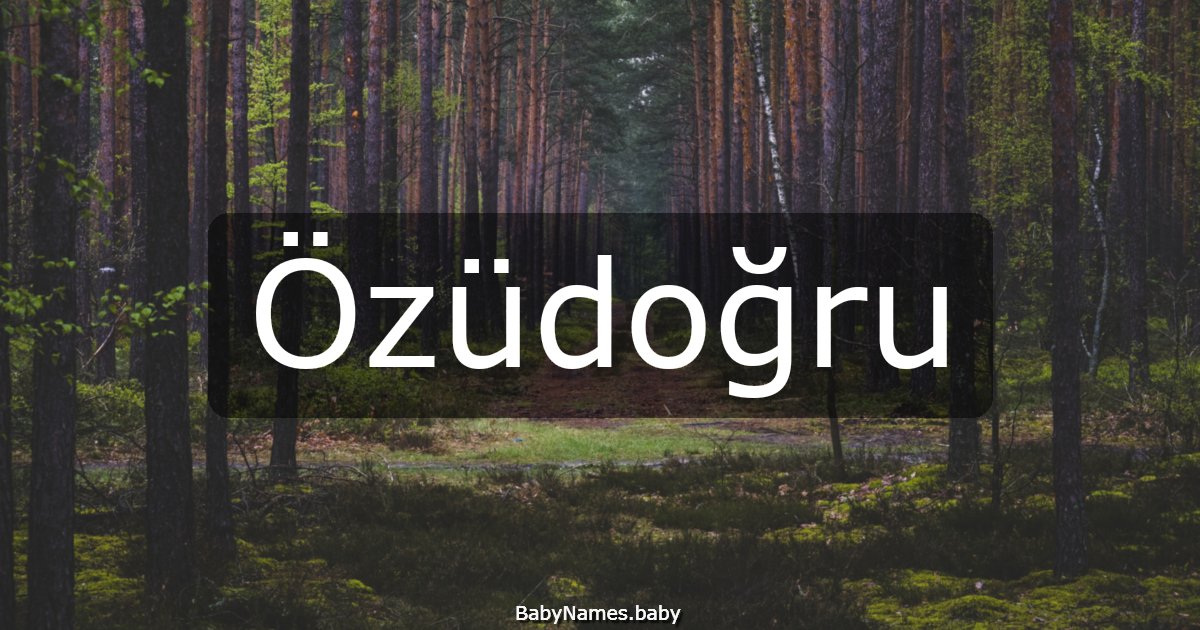 Özüdoğru