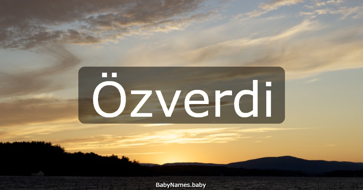 Özverdi