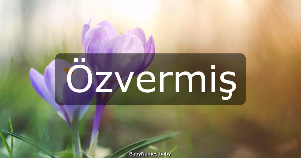 Özvermiş
