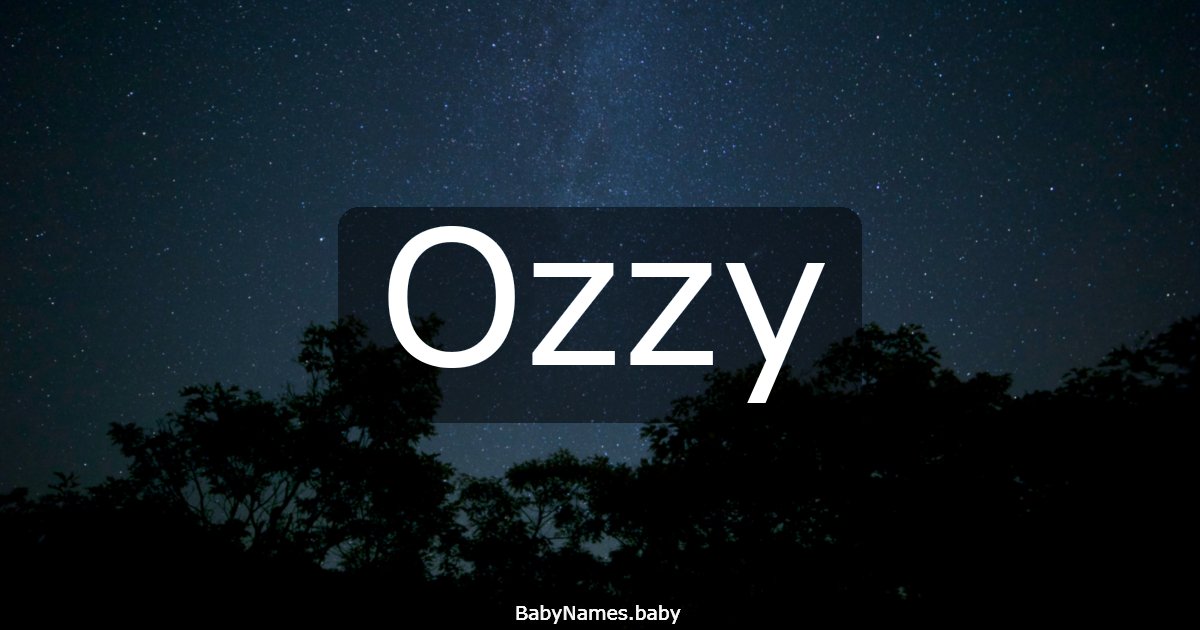 Ozzy