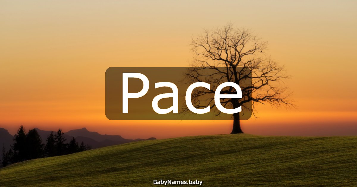 Pace