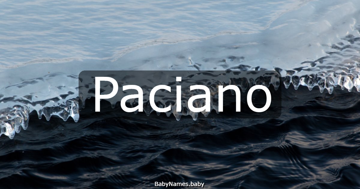 Paciano