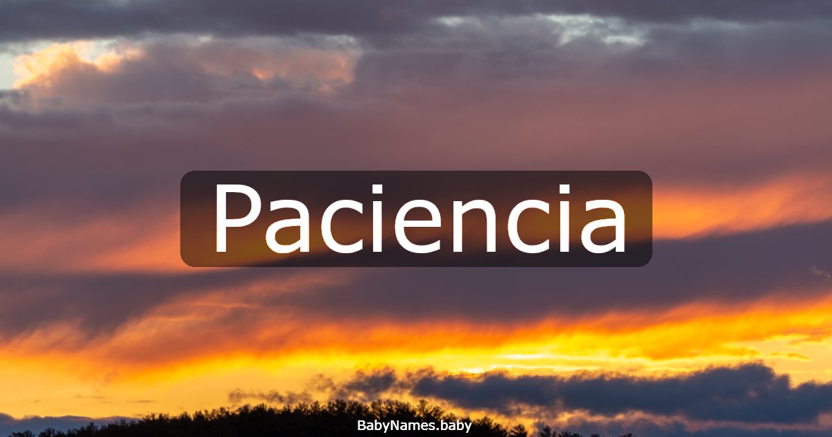 Paciencia