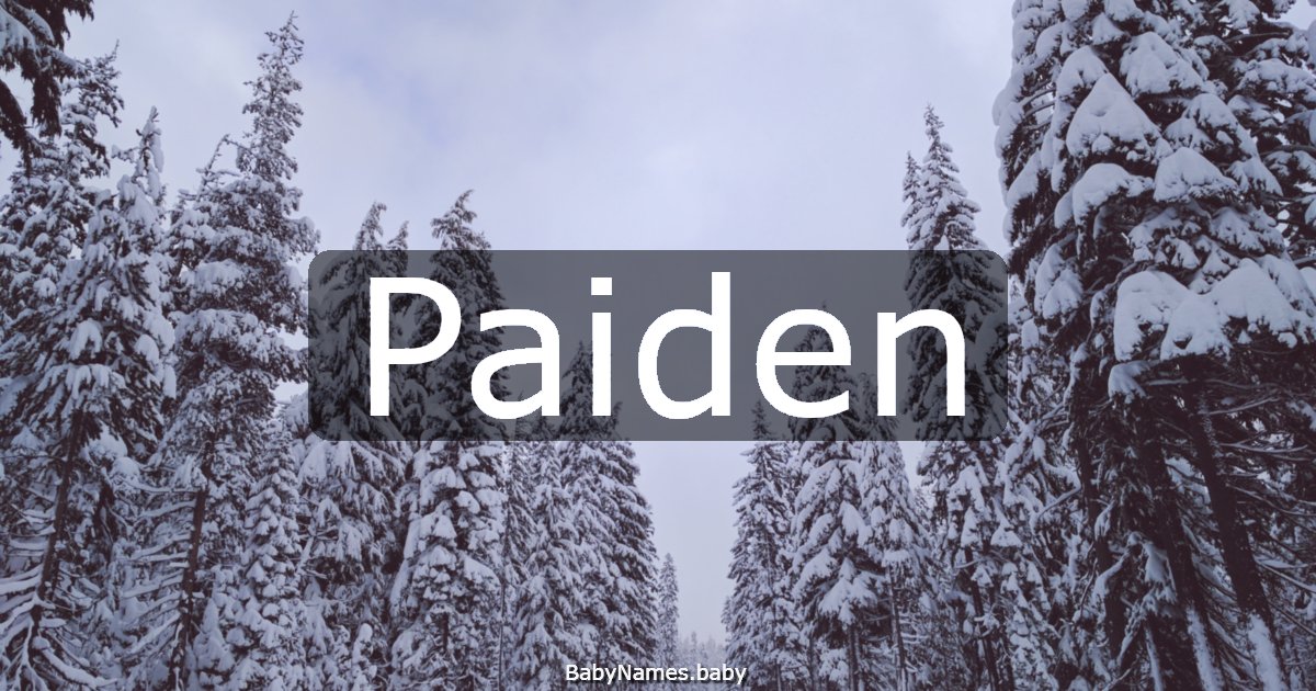Paiden