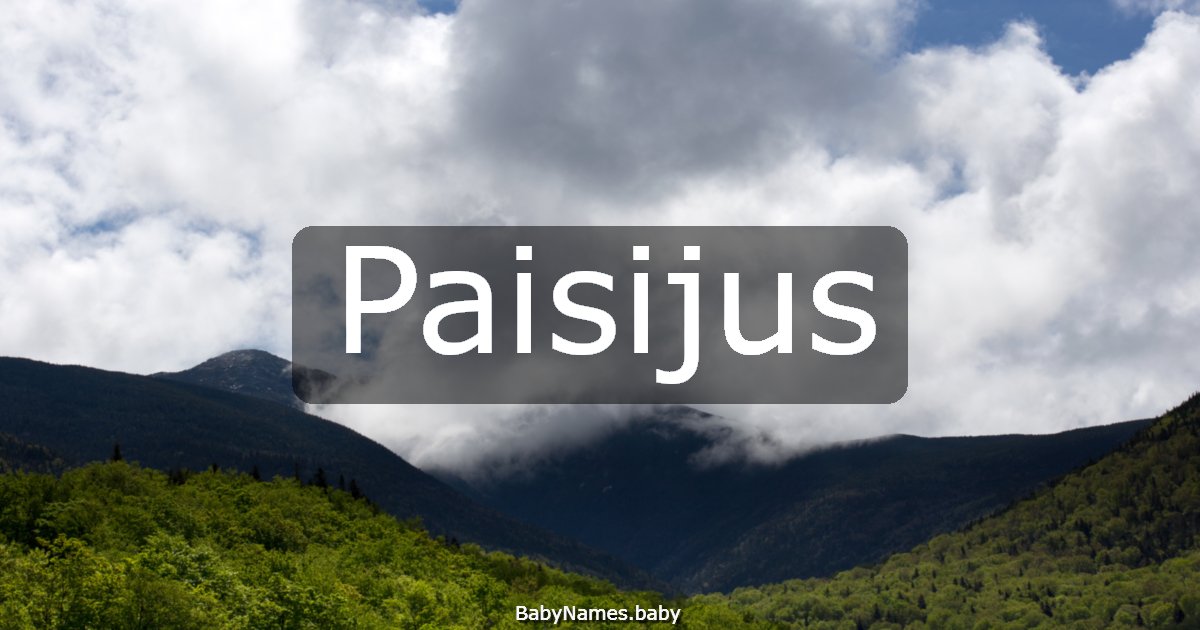 Paisijus
