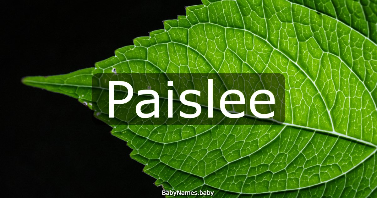 Paislee