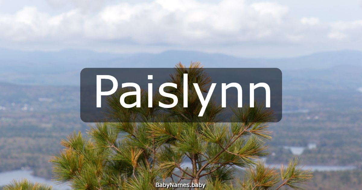 Paislynn