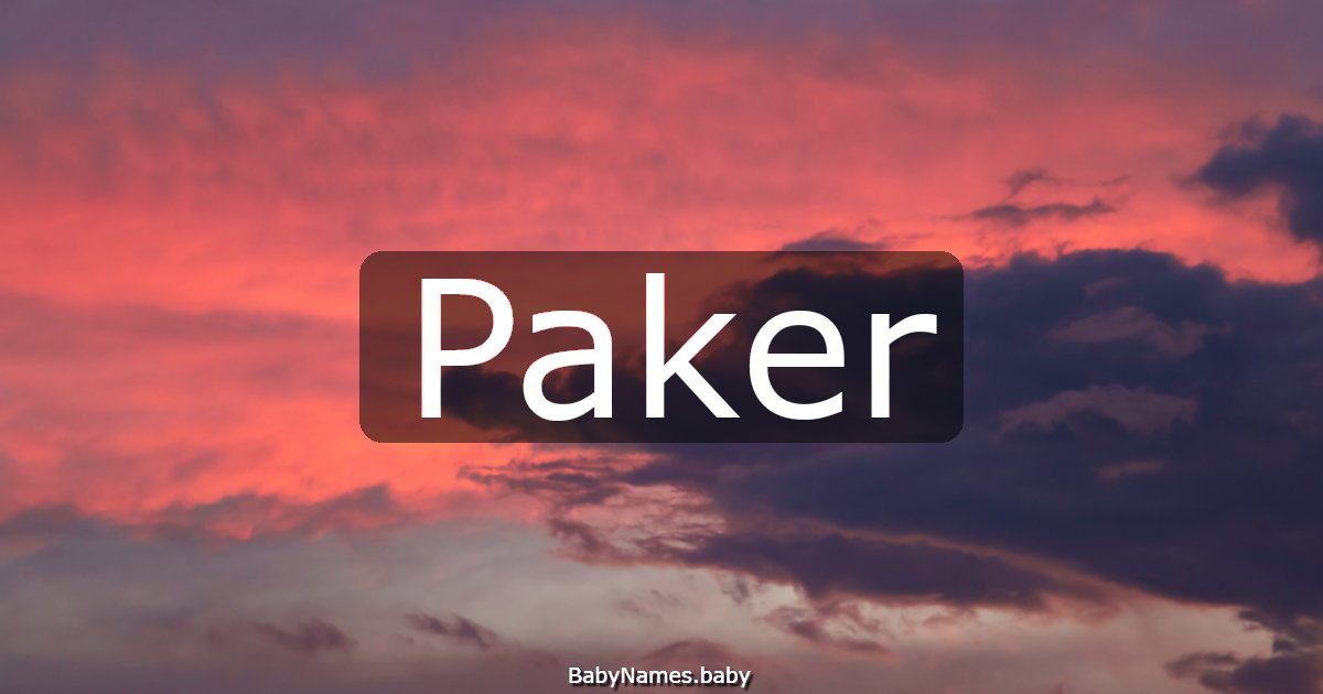 Paker