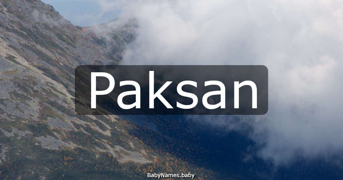 Paksan
