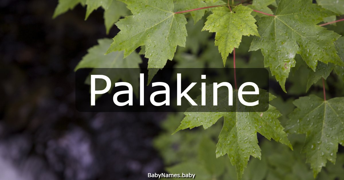 Palakine