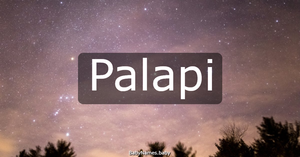 Palapi