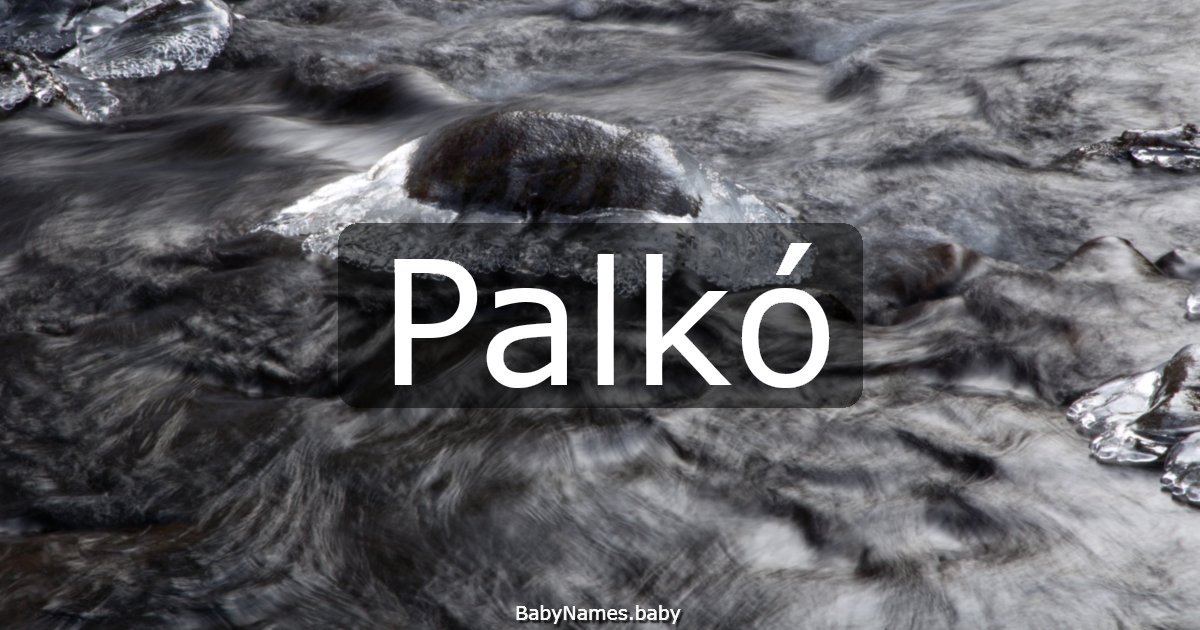 Palkó