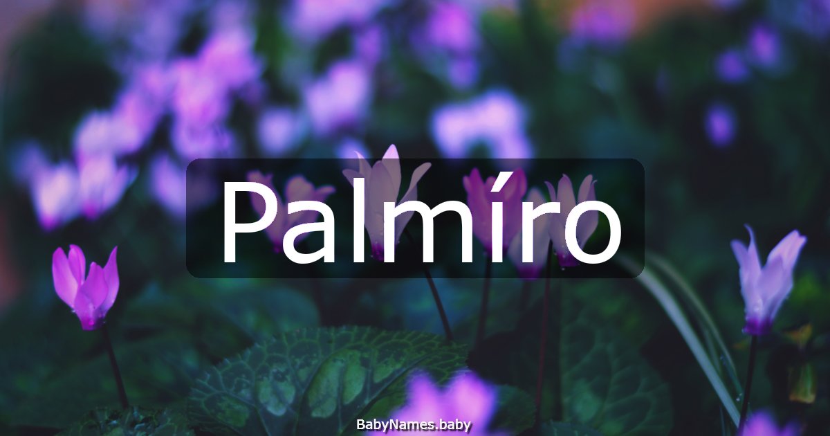 Palmíro